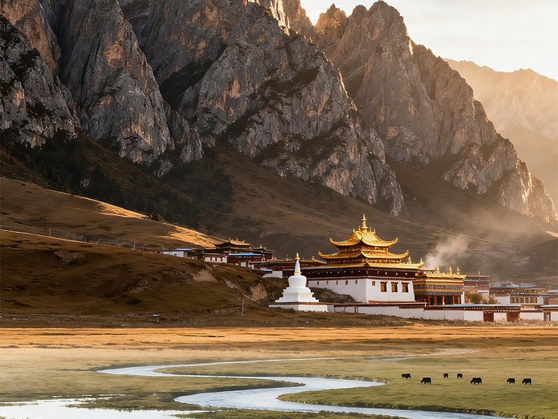 甘南秘境-洛克之路.若爾蓋大草原.麥積山石窟10日