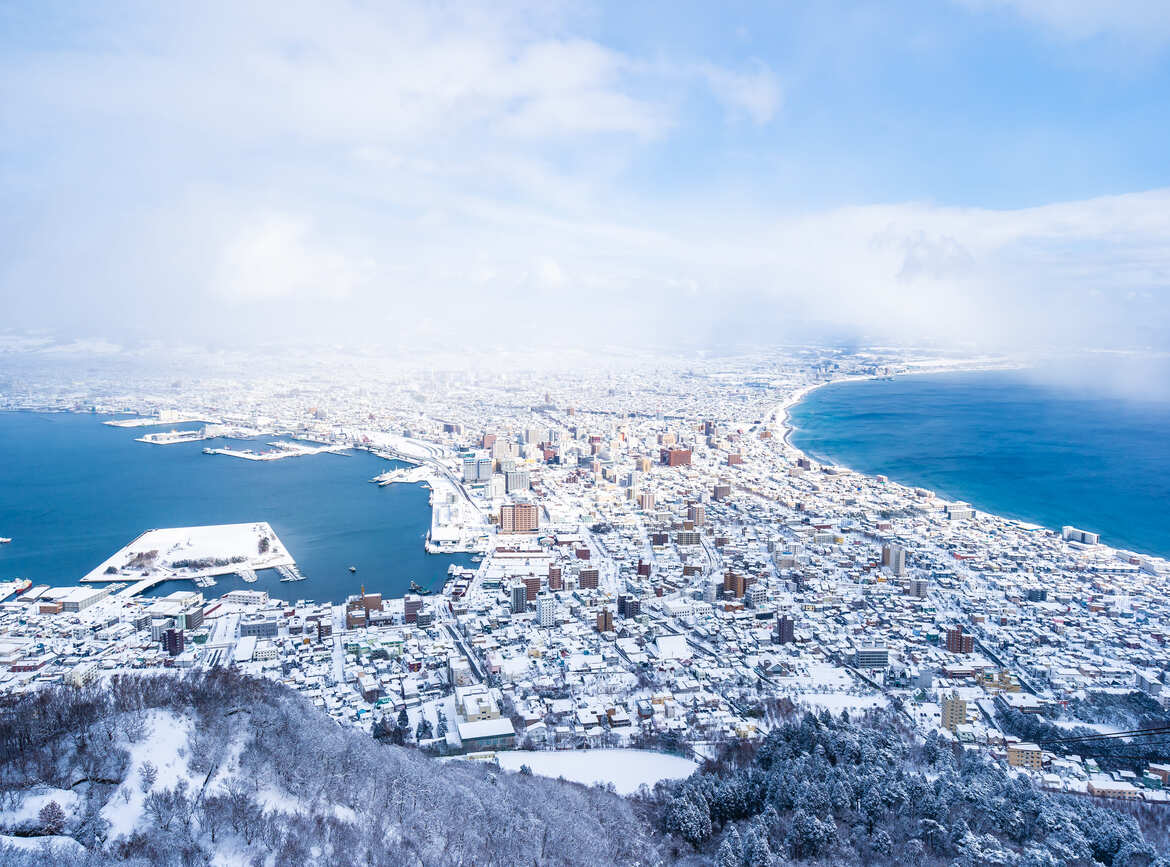 北海道洞爺函館夜景玩雪冰釣體驗六日