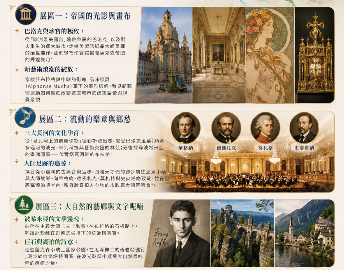 聽見大師．看見帝國－奧捷藝文深度10日-星宇直飛