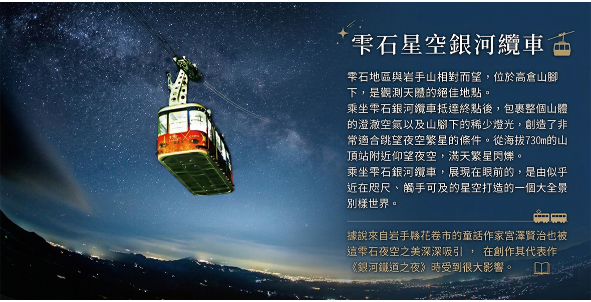 雫石星空銀河纜車