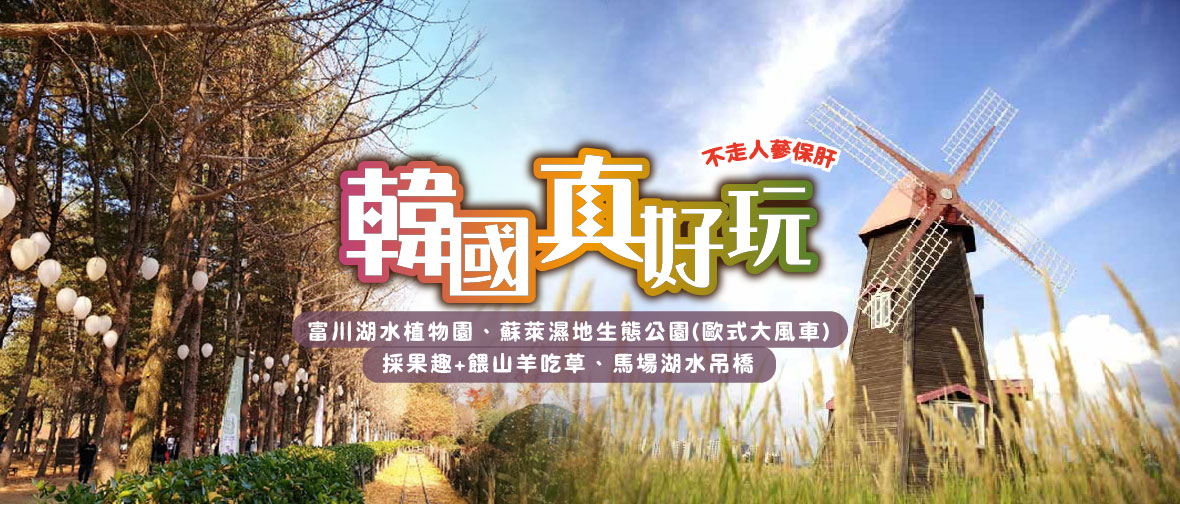 韓國真好玩五天《不走人蔘保肝》【真航空】