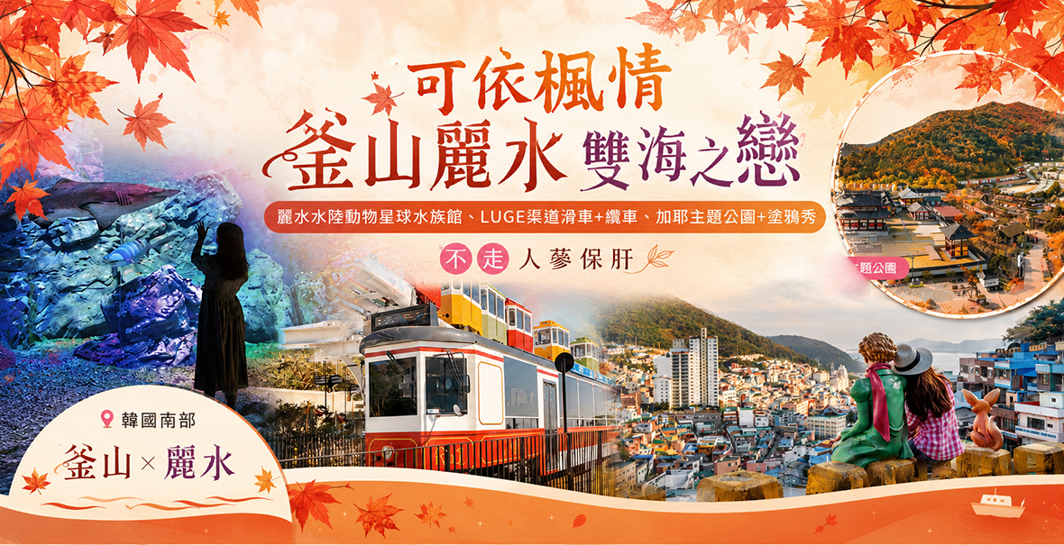 可依楓情釜山麗水雙海之戀六天