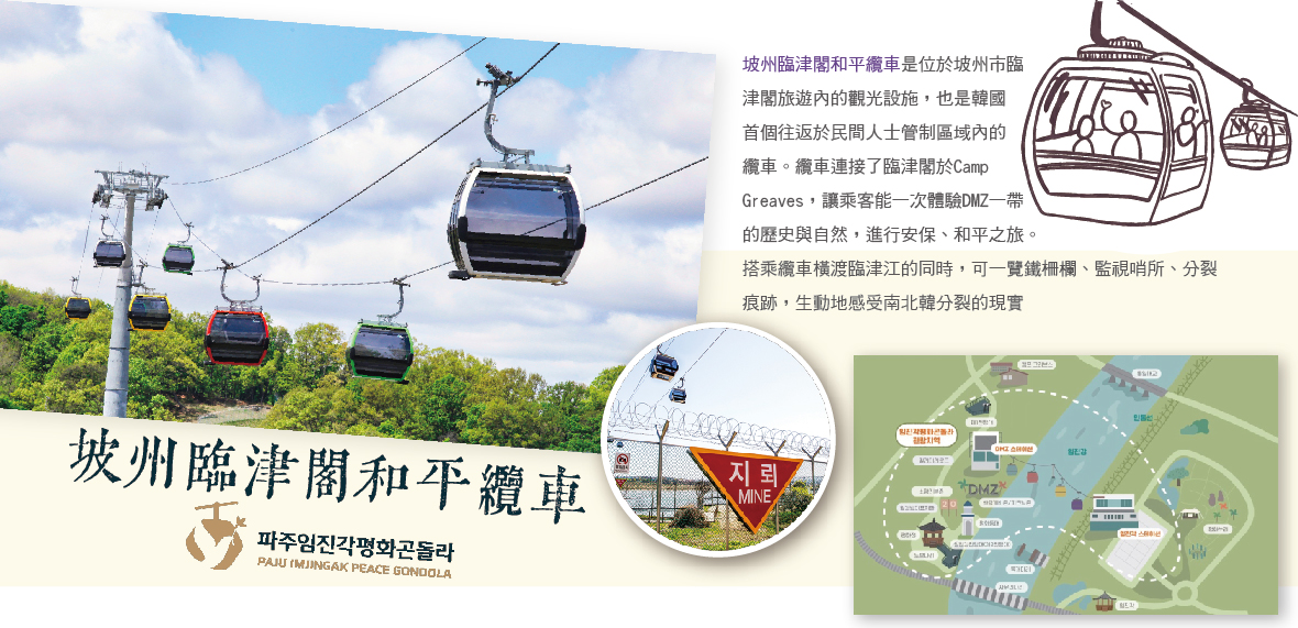 坡州臨津閣和平纜車