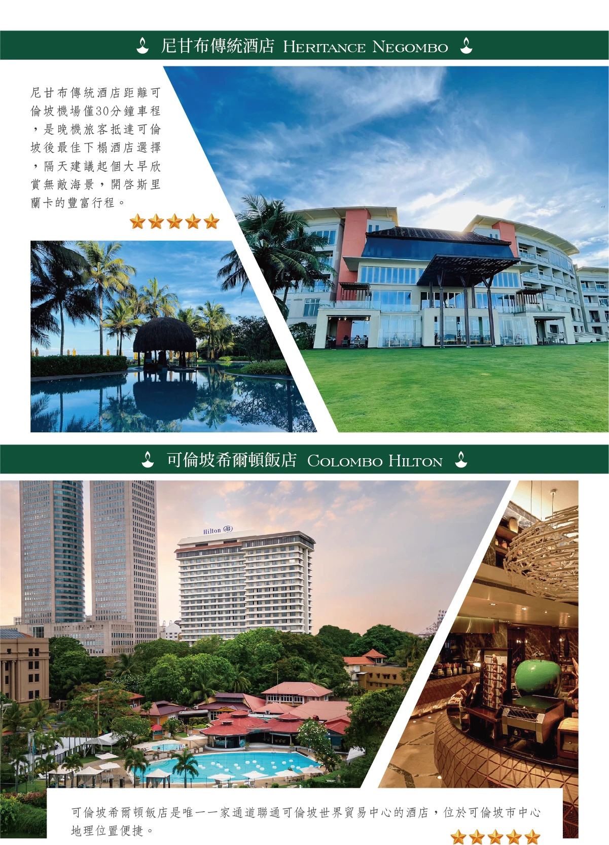 尼甘布傳統酒店 heritance negombo 可倫坡希爾頓飯店 colombo hilton
