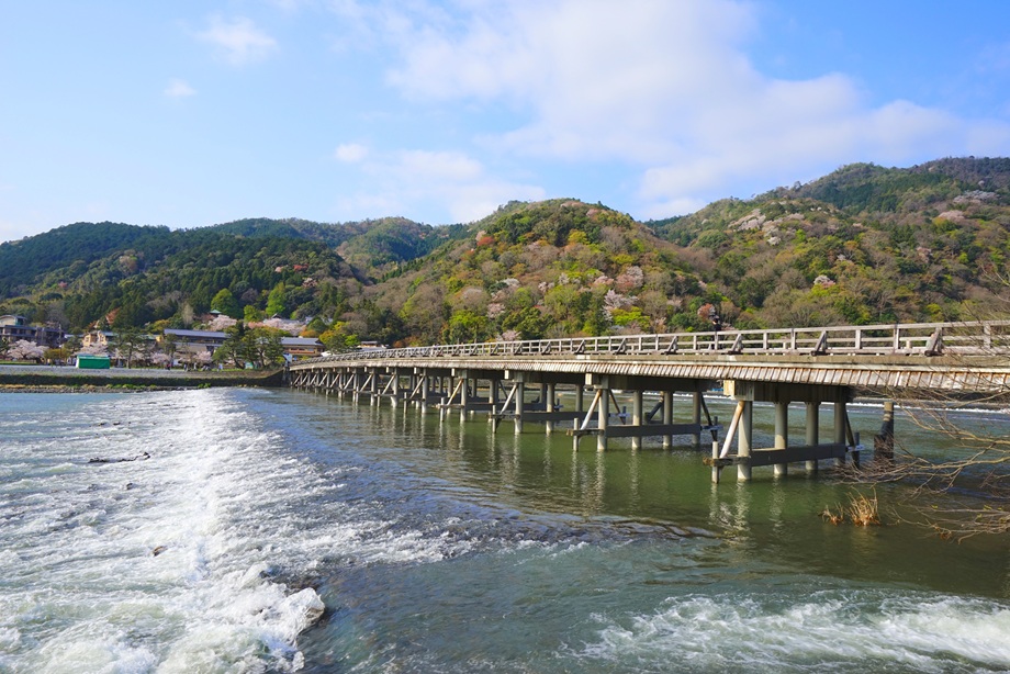 京都嵐山渡月橋