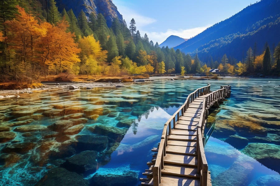 九寨溝 五星旗艦、懸崖酒店、極速高鐵、樂山峨眉山、成都自由行8日