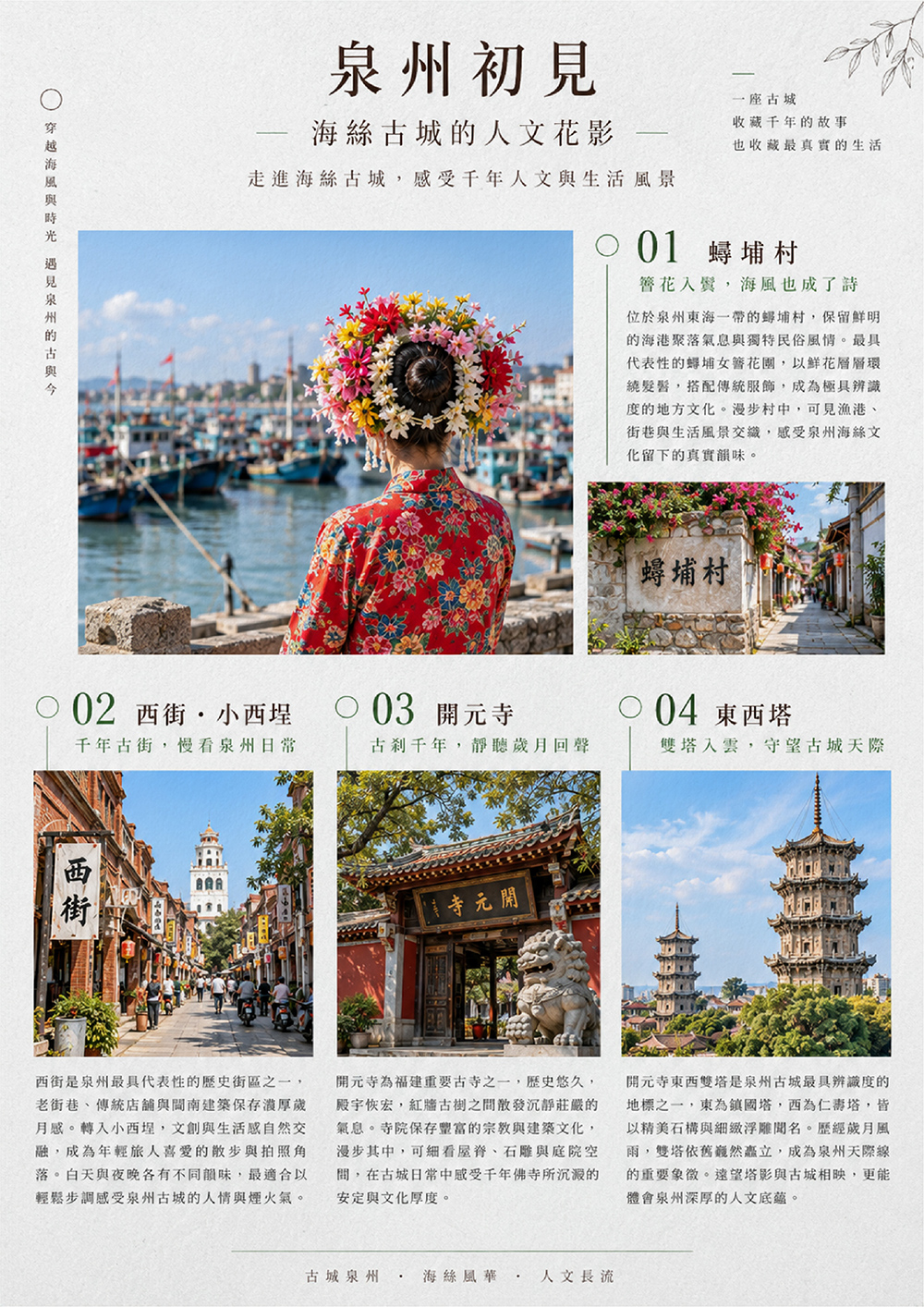 櫻花園、世界遺產土樓、鼓浪嶼