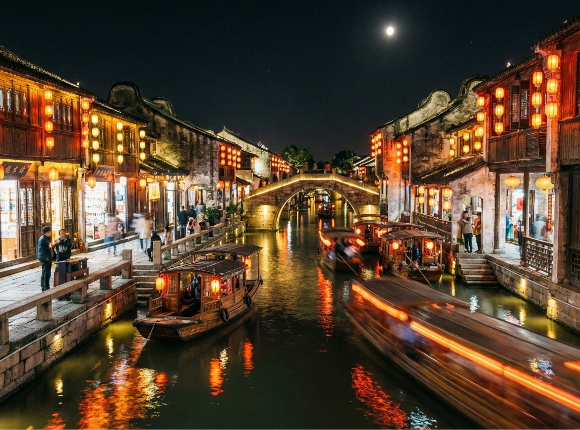 《素易遊》【詩畫江南7日】杭州西湖．千年水鄉烏鎮．古典蘇州．上海風華 自由行｜無購物